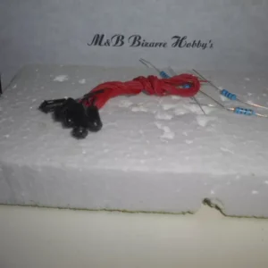 HO Scale Accessories Yard Lights (Red) #10025