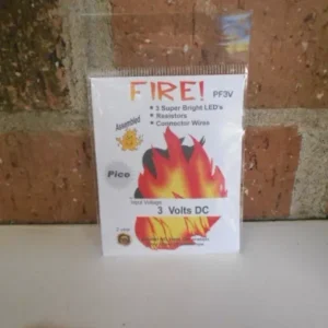 All Scale Accessories 3Volts Smellest Fire LED Pico Light  #PF3V