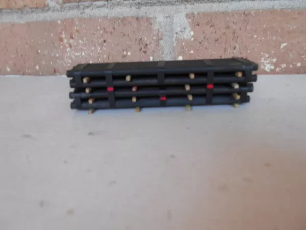 Hand Made HO Scale Wood Black Crisco Post Load #HO1003 - Image 2