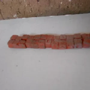 #6101 N Scale Accessories Detail Orange/Brown Metal Baled Scrap Fits 50' Gondlas
