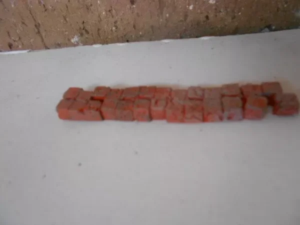 #6101 N Scale Accessories Detail Orange/Brown Metal Baled Scrap Fits 50' Gondlas - Image 3