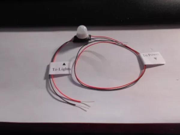 All Scale Accessories 7-19 Volt DC Motion Sensor For LEDs Lights #1101