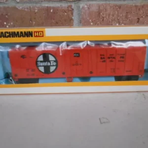 Bachmann #1122  HO Scale 51' Feefer Box Car Santa Fe Orange