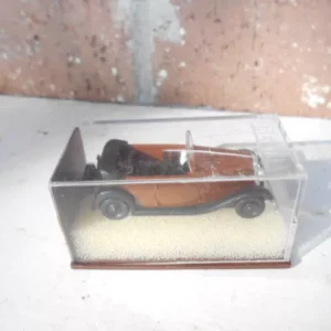 Brekina HO Scale Wanderer Convertible 4 Door Brown & Black  #0001708