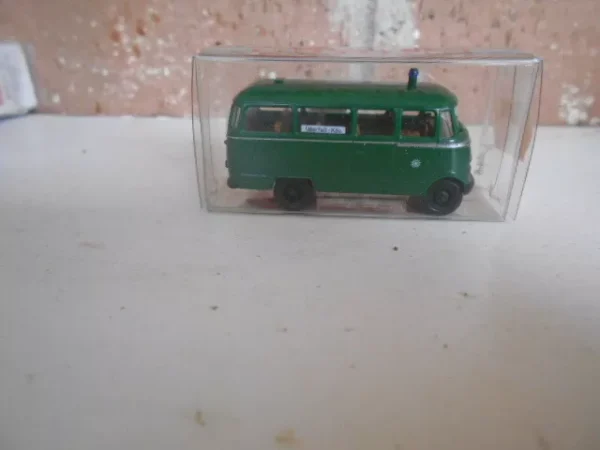 Brekina HO Scale Polizei Van Green #3616