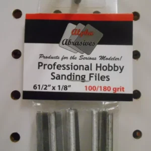 Accessories Abrasives Professional Hobby Sanding Files 100/180 Grit #0305
