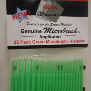 Accessories Abrasives Genuine Microbrush Applicators  #1302 Green Regular