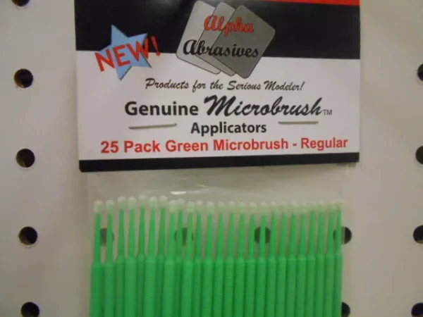 Accessories Abrasives Genuine Microbrush Applicators  #1302 Green Regular