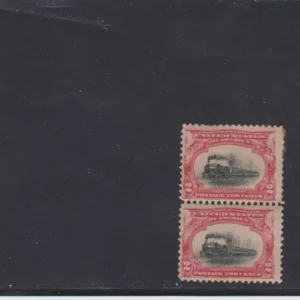 US Stamp  Scott #295  Mint OG Hinged Pair Pan American Exposition Issue 1901
