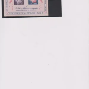 US Stamp Scott #1075 Fifth International Philatelic Exhibition Souvenir Sheet MS