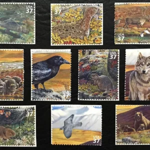 US 2003 - Scott #3802 A-J - 37¢ - ARCTIC TUNDRA - Set of 10 Singles, Mint