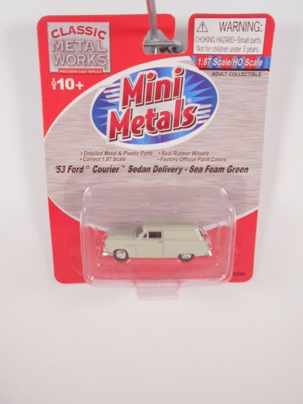 CMW HO Scale 53 Ford Courier Delivery Sedan Sea Foam Green #30289 - Image 2