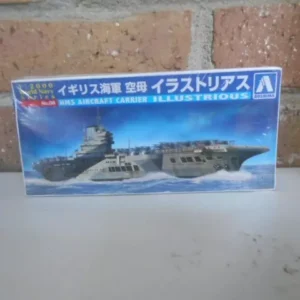 #9390 Aoshima Modle Kit Of The HMS Aircraft Carrier ILLSTRIOUS 1:2000 Scale
