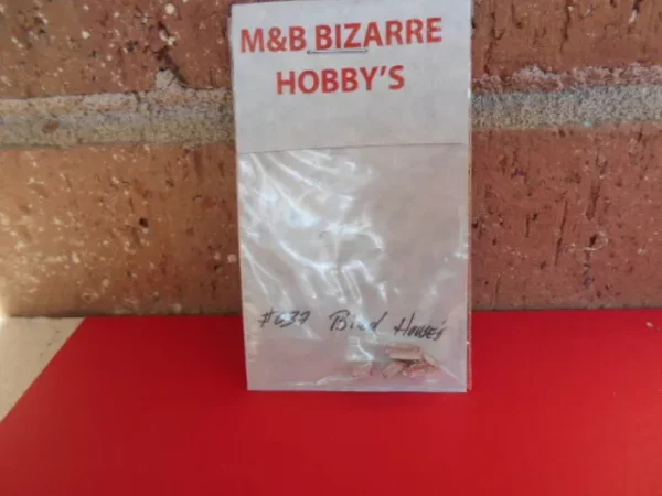 HO Scale Accessories Detailed Bired House's 4 Per Pack #037 - Image 3