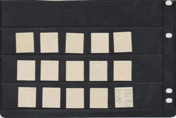US Stamp Scott #2252-66 Set of 15 Mint F-FV N-Hinged 1987-94 Transpotation Coils - Image 2