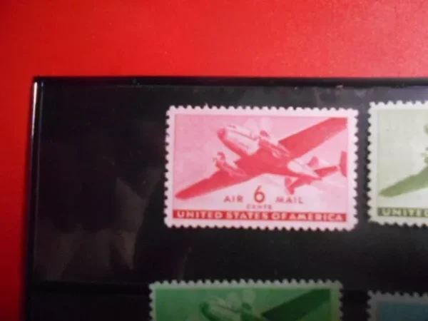 C25-C31 USA Mint/Fine very fine Stamp Set Of 6 Older Air Mail Stamps - Image 2