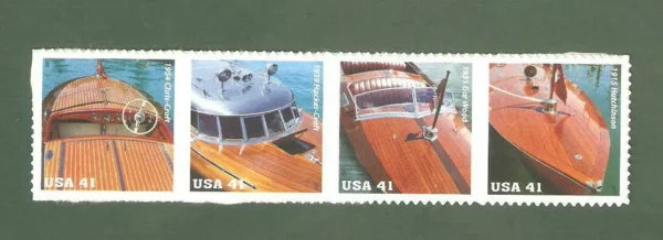 USA - 2007 SPEED BOATS - MNH Complete Sheet SC #4160-63 - 41 Cents Values Each - Image 2