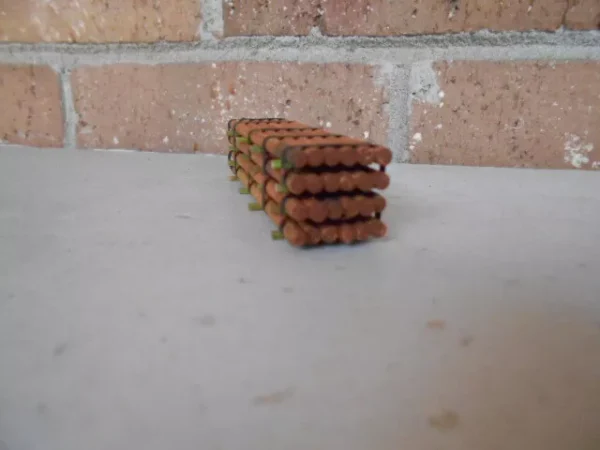 Hand Made HO Scale Wooded Brown Poles Load #HO1002 - Image 3