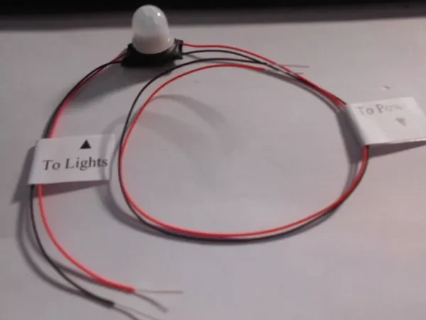 All Scale Accessories 7-19 Volt DC Motion Sensor For LEDs Lights #1101 - Image 4