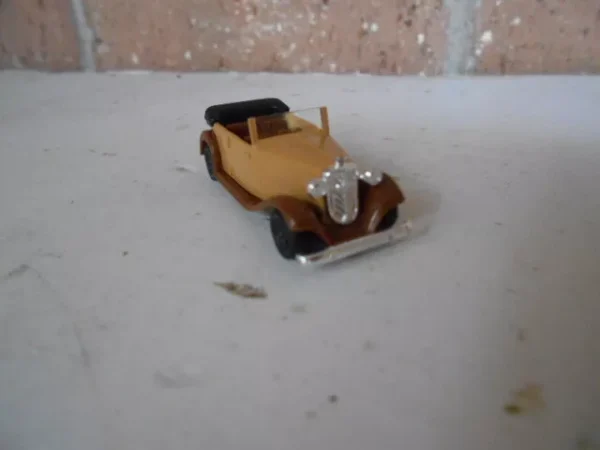 Brekina HO Scale Wanderer Convertible 4 Door Beige & Brown  #0001709 - Image 3