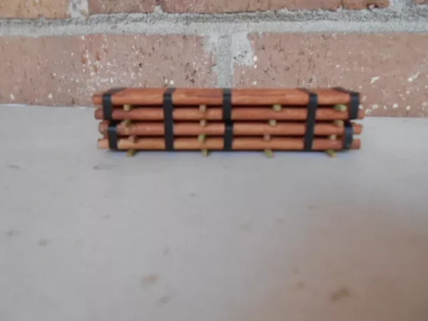 Hand Made HO Scale Wooded Brown Poles Load #HO1002 - Image 4