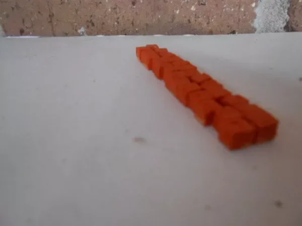 #6102 N Scale Accessories Detailed Orange Metal Baled Of Scrap Fits 50' Gondlas - Image 3