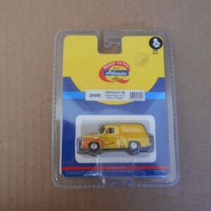 Athearn 1955 Ford F-100 Custom Panel Truck Yellow w/ Flames HO Scale # 26495