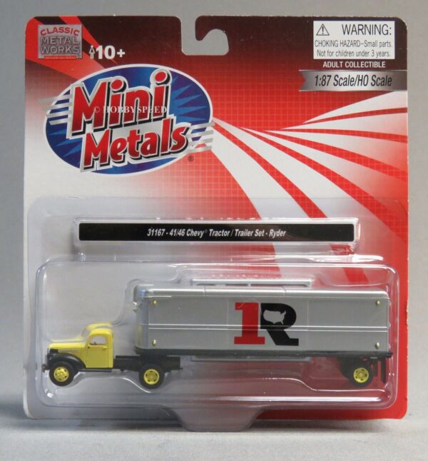 Classic Metal Works Ho 41/46 Chevy Tractor Ryder #31167