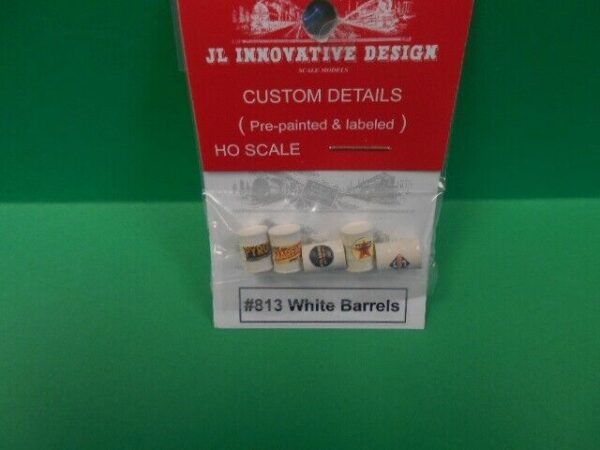 JL INNOVATIVE DESIGN HO SCALE Custom Barrels - White - Image 2