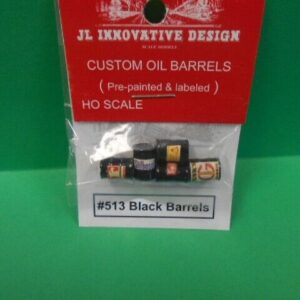 JL INNOVATIVE DESIGN HO SCALE Custom Barrels Black Feed & Seed
