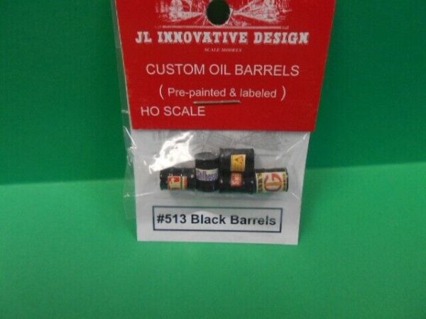 JL INNOVATIVE DESIGN HO SCALE Custom Barrels Black Feed & Seed
