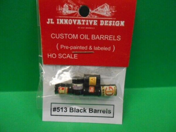 JL INNOVATIVE DESIGN HO SCALE Custom Barrels Black Feed & Seed - Image 3