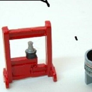JL Innovative HO/HOn3 Custom Auto Tire Tub & Press 2 Pc. (446) Red/Gray