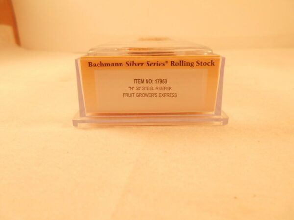 BACHMANN # 17953 N Scale ACF 50' Steel Reefer Fruit Growers Express Car - Image 3