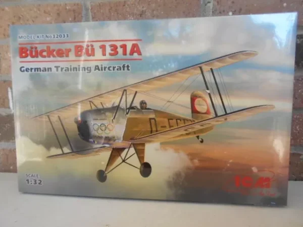 ICM Bucker Bu 131-A 1:32 Scale WWII German Training Aircraft #32033