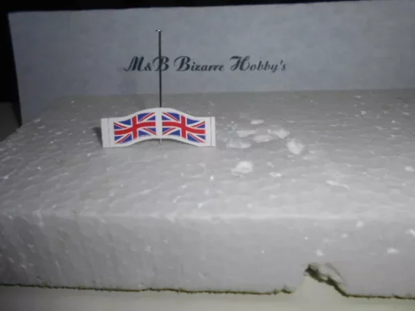 N Scale Accessories British Flag With Post  #1112 - Image 4