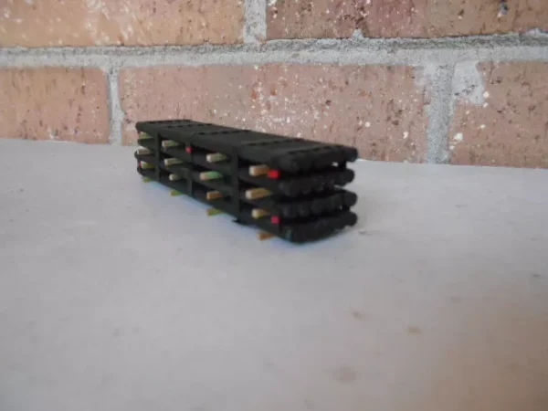 Hand Made HO Scale Wood Black Crisco Post Load #HO1003 - Image 5