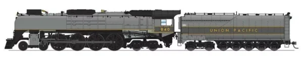 BROADWAY LIMITED 6646 HO UP #840 4-8-4 FEF-3 TTG Yel Paragon4 Sound/DC/DCC - Image 4