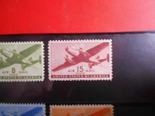C25-C31 USA Mint/Fine very fine Stamp Set Of 6 Older Air Mail Stamps - Image 4
