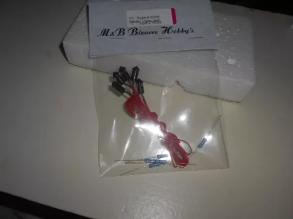 HO Scale Accessories Yard Lights (Red) #10025 - Image 5