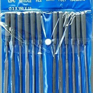 All Scale Central Forge Needle File Set Of 12 Pieces #P4614