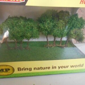 MP Scenery Products item #70504 HO Scale Privet Trees 2 Clumps 4 Per Pack