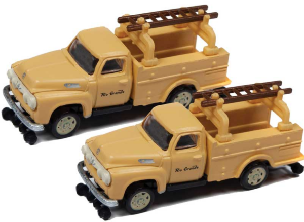 Classic Metal Works #50386 1954 Ford Hi-Rail Maintenance Truck