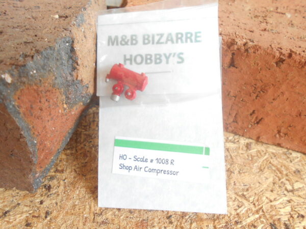 M & B Bizarres HO Scale Shop Air Compressor #1008 - Image 2