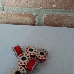#1069 M&B HO Scale Real Red Wire With Metal Spools (6 Per Pack)