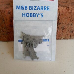 #1028 M&B HO Scale Accessories Porch Railing Decorate  (4 Per Pack)