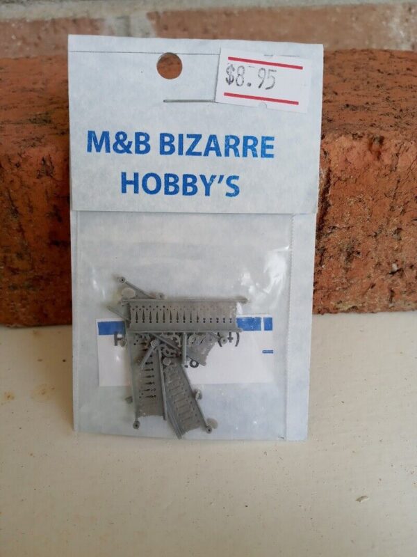 #1028 M&B HO Scale Accessories Porch Railing Decorate  (4 Per Pack) - Image 2
