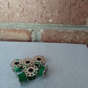 #1071 M&B HO Scale Real Green Wire With Metal Spools (6 Per Pack)