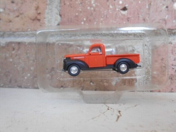 CLASSIC METAL WORKS HO Scale 41/46 Chevrolet Pickup Truck Orange & Black #? - Image 4