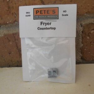 Pete's 3d HO Scale Counter Top fryer Kit #149